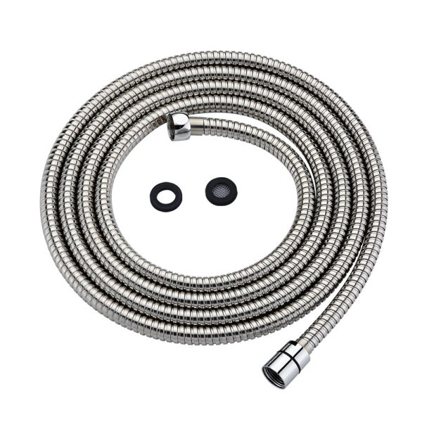 Purelux Shower Head Hose 118 Inches (10 Feet) Extra Long Handheld Showerhead Extension, Universal Replacement Made of Stainless Steel Polished Chrome
