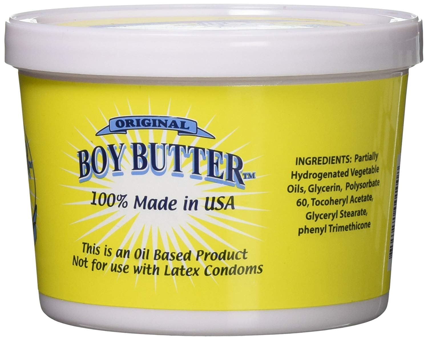 BOY BUTTER ORIGINAL Lubricant Hand/Fist/Toy/Anal/Sex Fisting Lube 16oz 453g