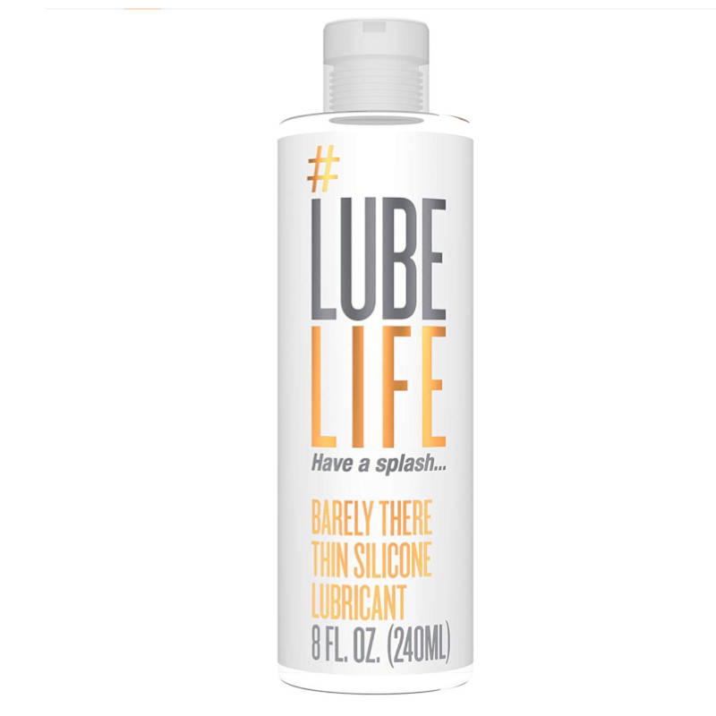 Lube Life Thick Silicone Based Anal Lubricant - 8 oz. for sale