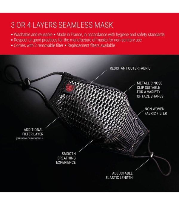 TOF Paris 3D Seamless Face Mask